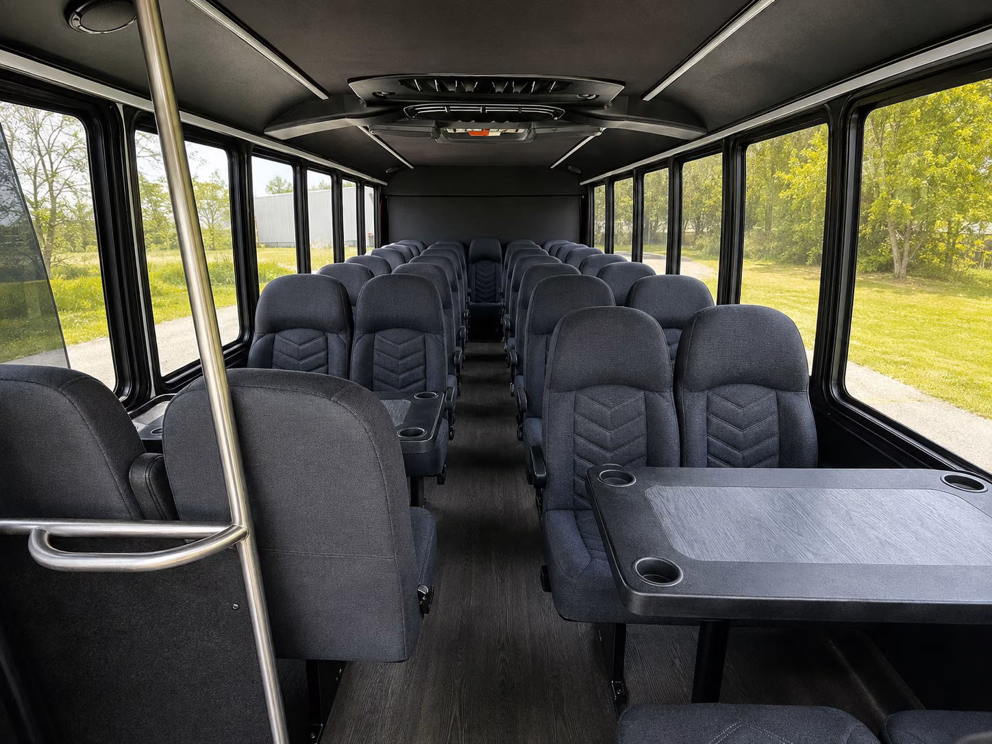 18 passenger minibus inside