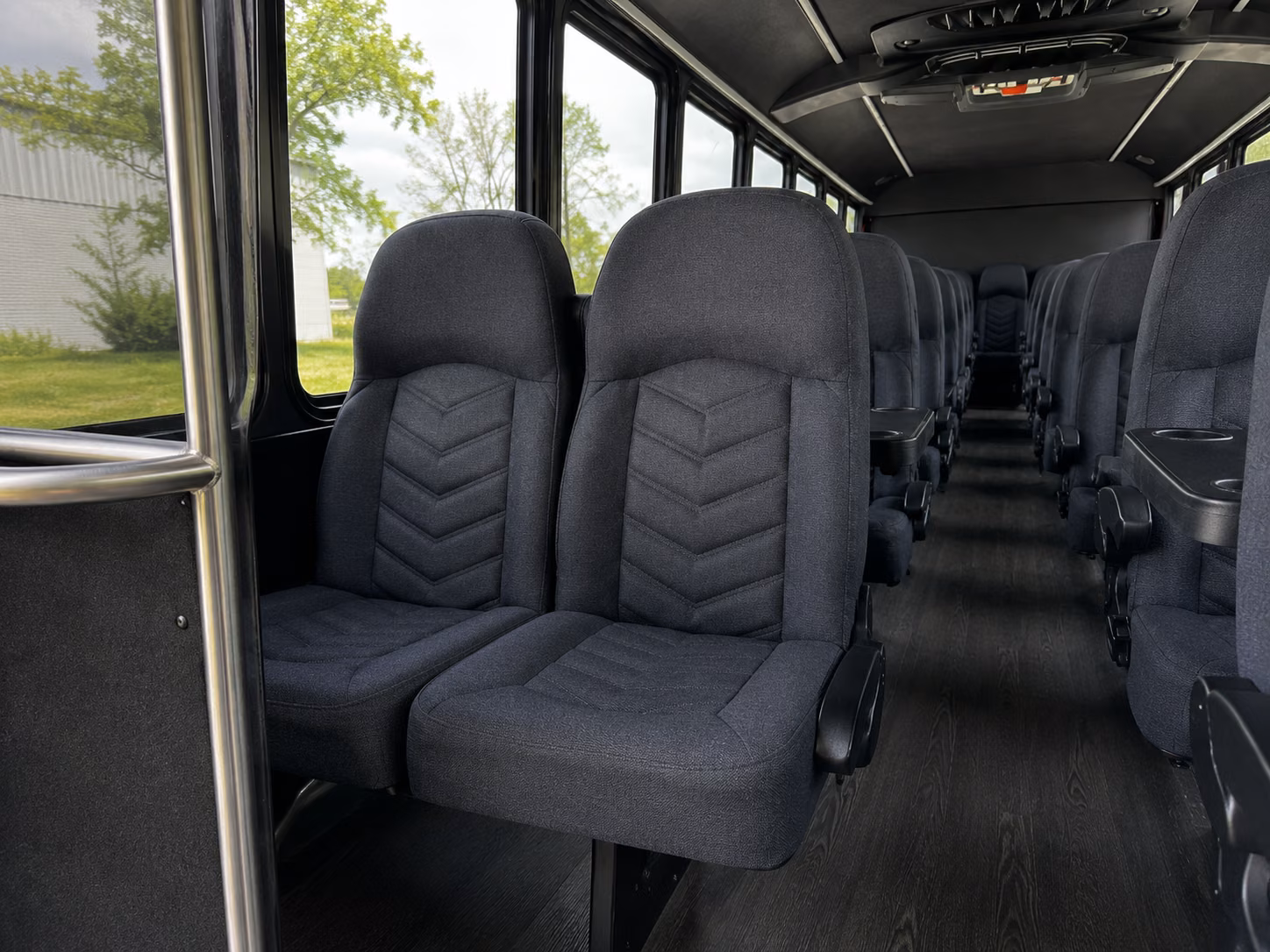18 passenger minibus interior