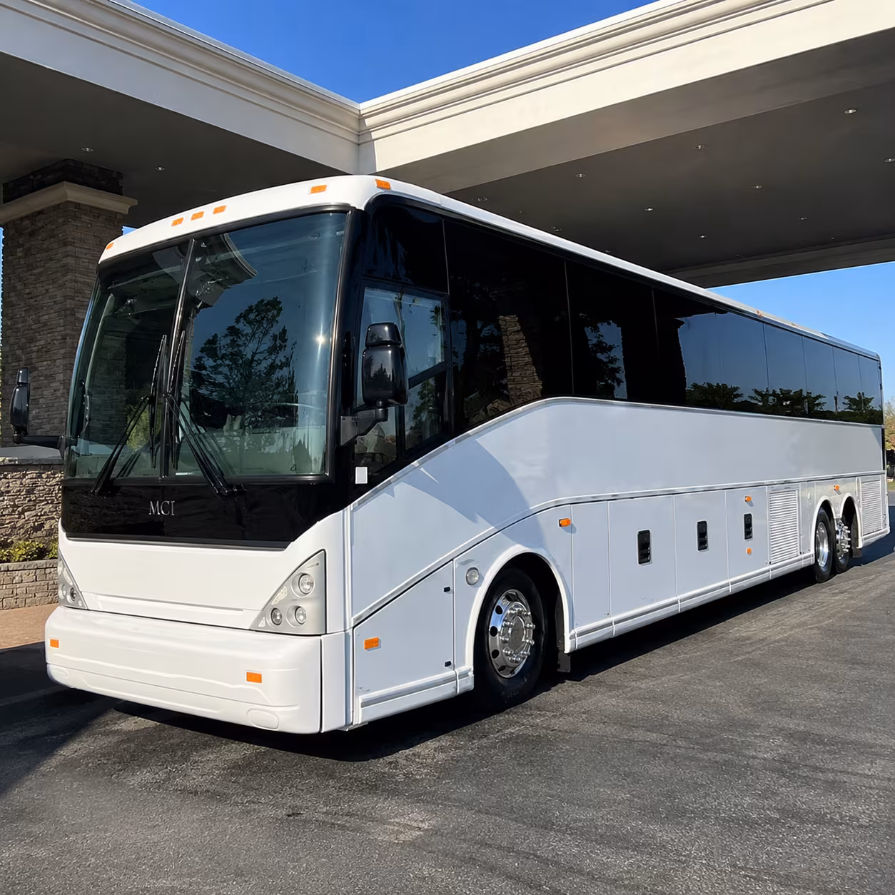 bus rental options for long beach trips