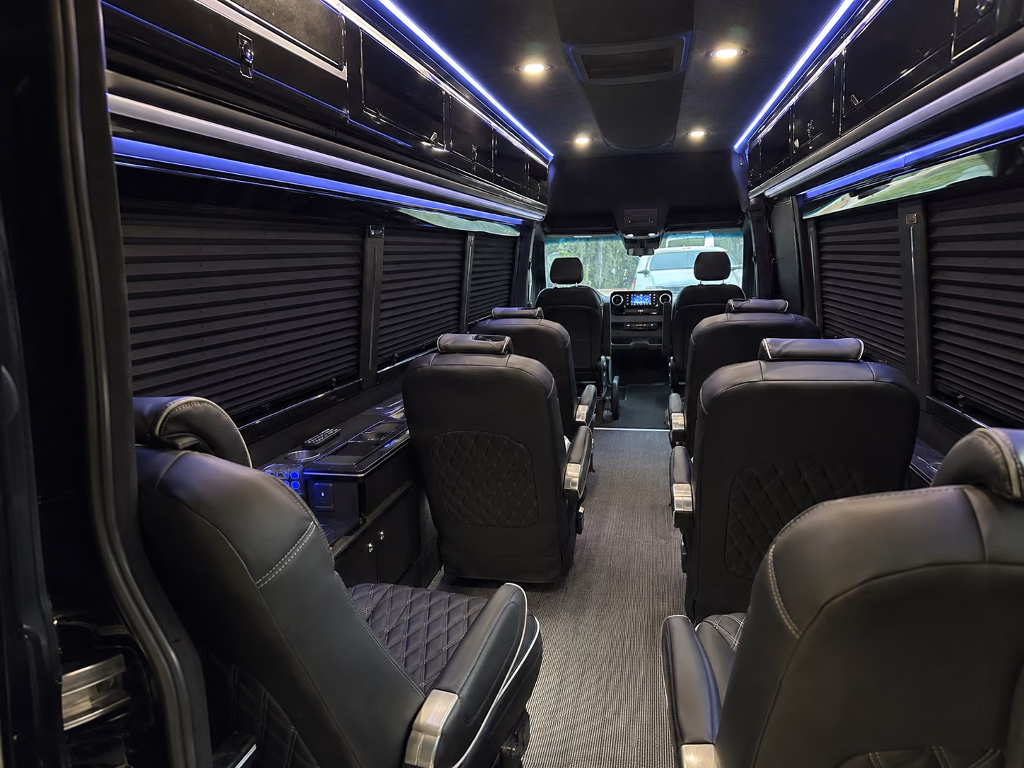 long beach airport transportation onboard seating