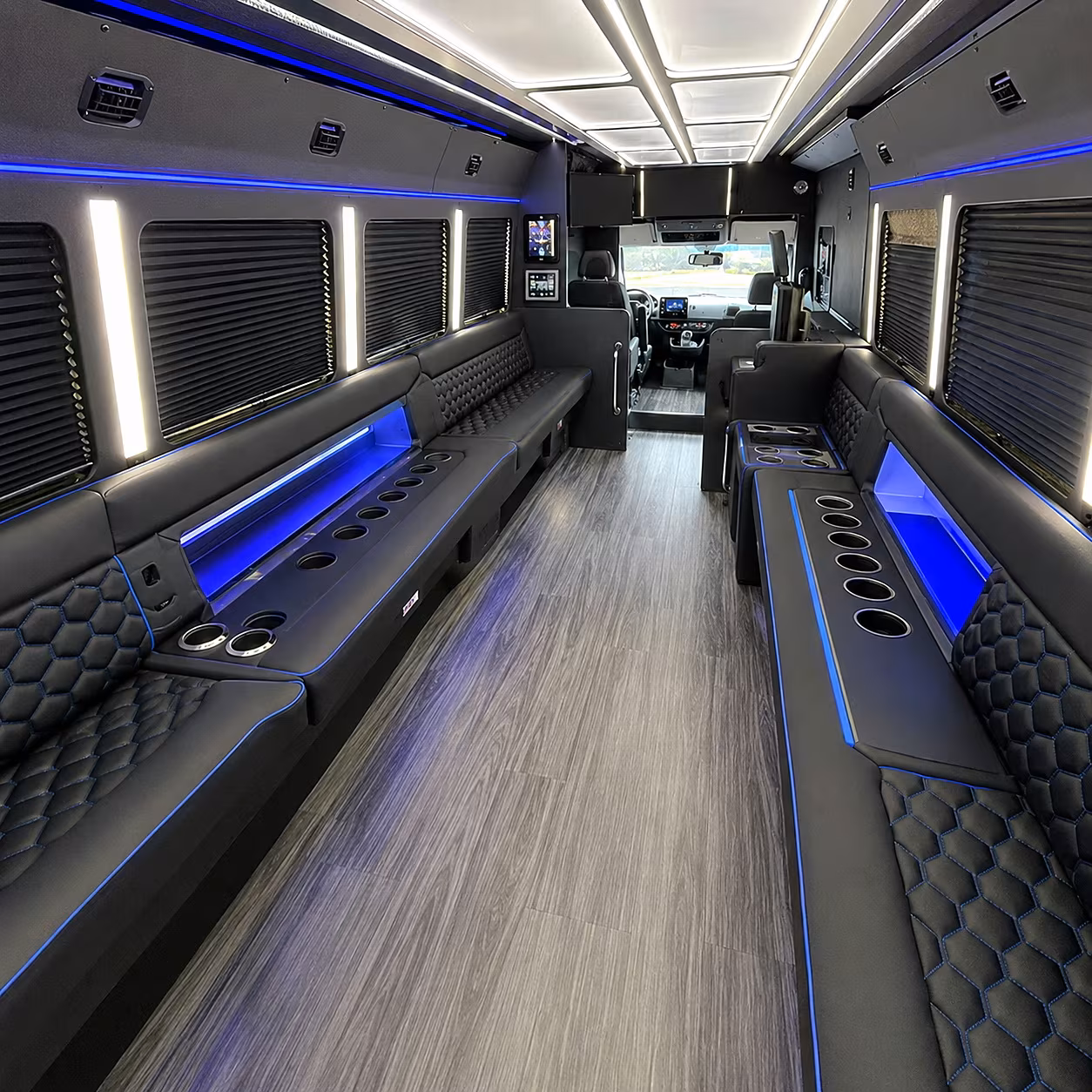 long beach party bus rentals inside