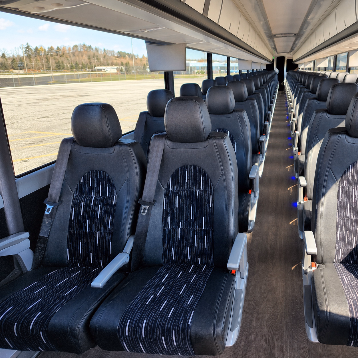 long beach religious group transportation onboard seating