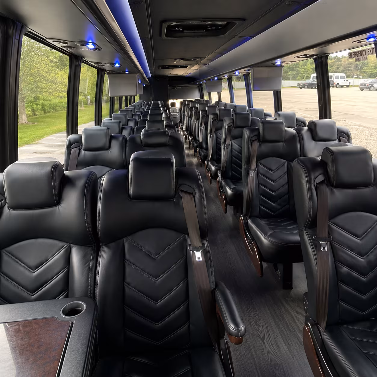 long beach sporting event transportation onboard seating